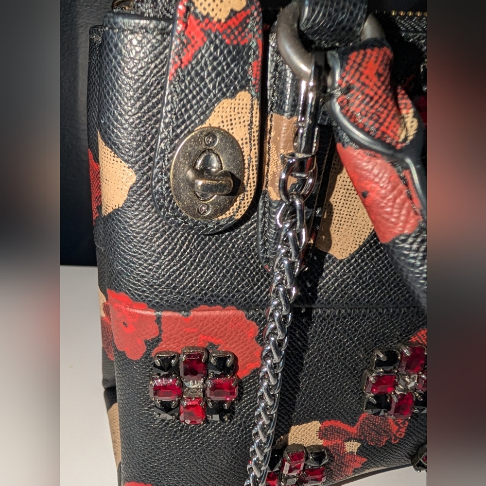 Coach Turnlock Borough Satchel and Matching Wallet - Picture 7 of 12